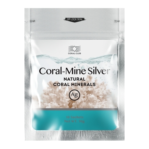 Су-минералды теңгерім: Coral-Mine Silver, 10 пакет (Coral Club)